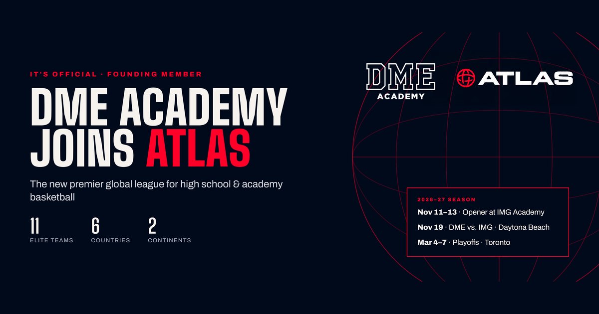 DME Academy joins ATLAS, the new premier global league for high school and academy basketball