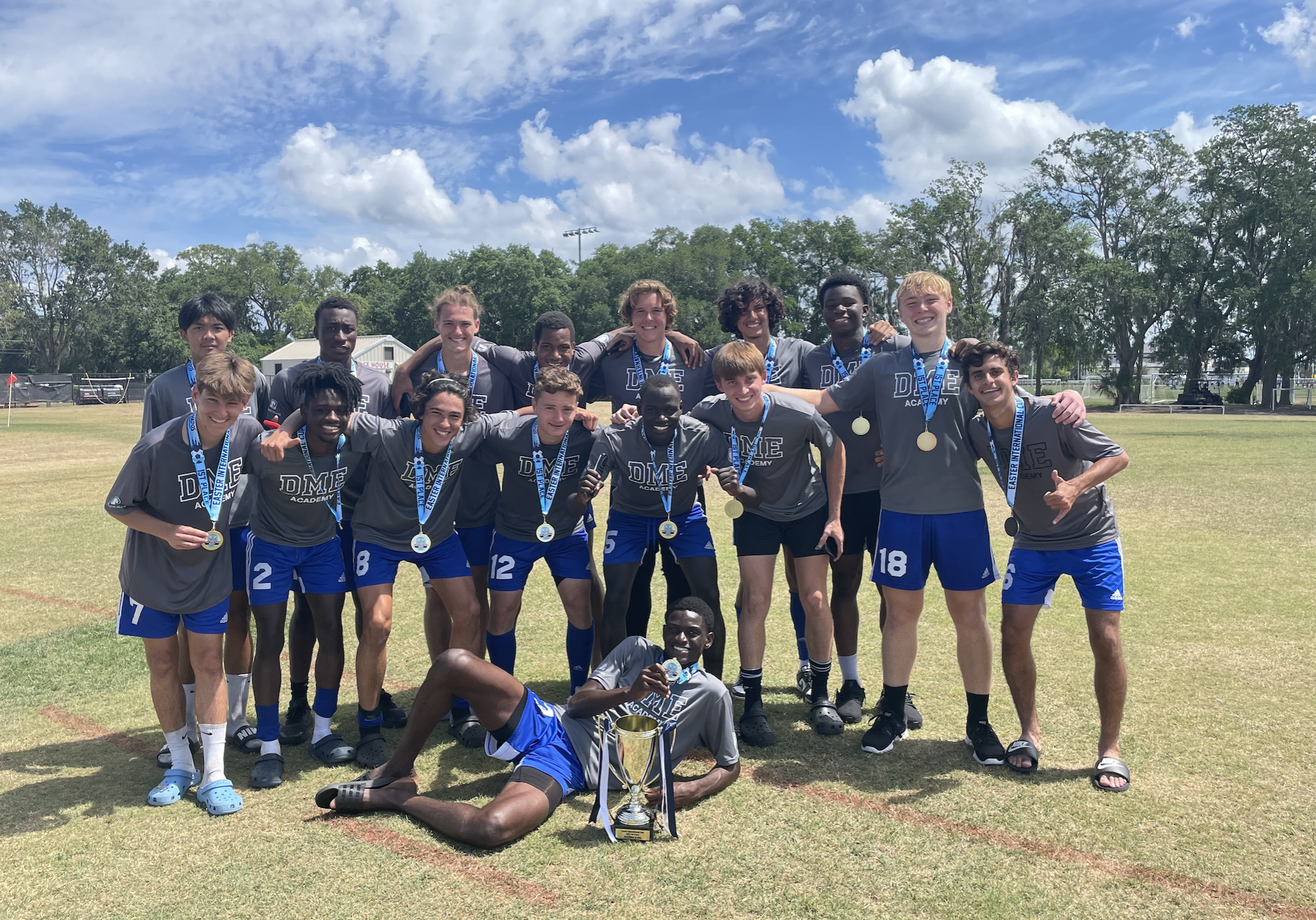 DME Boys Soccer Easter International Cup Win