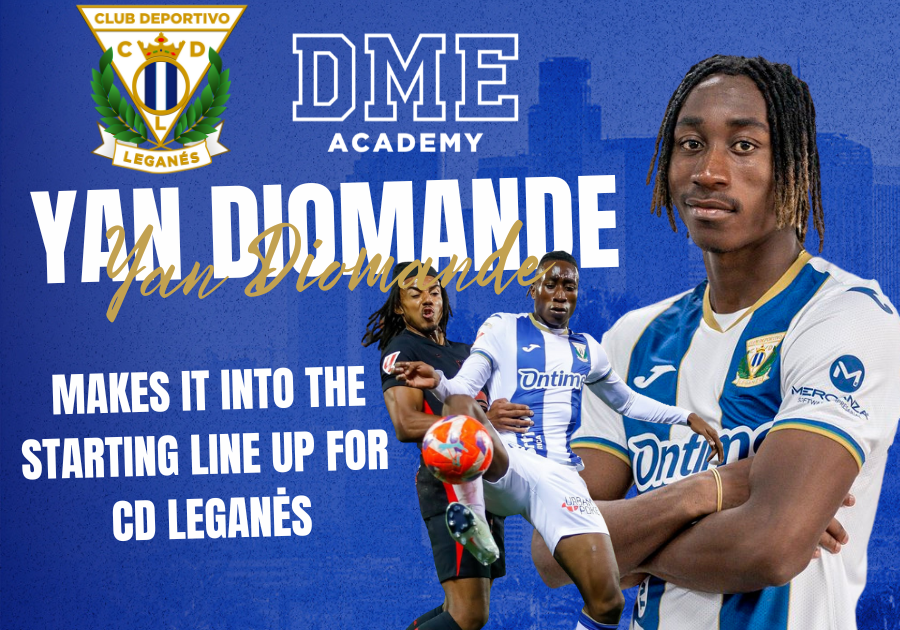 Youth soccer development – DME Academy alum Yan Diomande in La Liga
